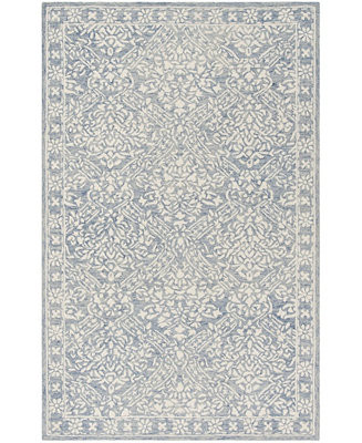 Lauren Ralph Lauren Olivier LRL6935M Blue and Ivory Area Rug Collection - Macy's | Macy's