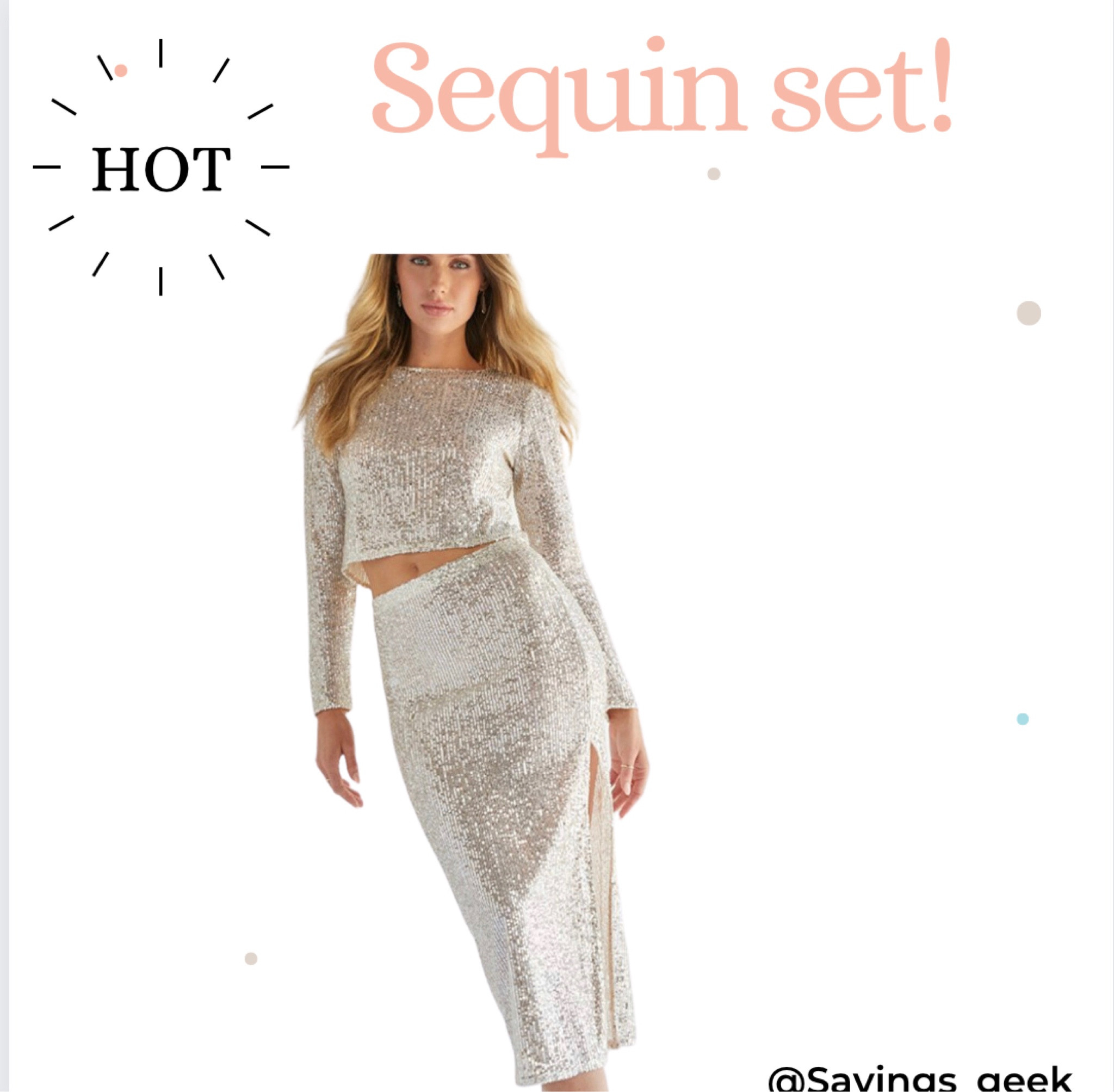 How perfect is this sequin set for the holidays 

#holidayparty #sequin #midi #twopiece #dress 

#LTKsalealert #LTKHoliday #LTKparties