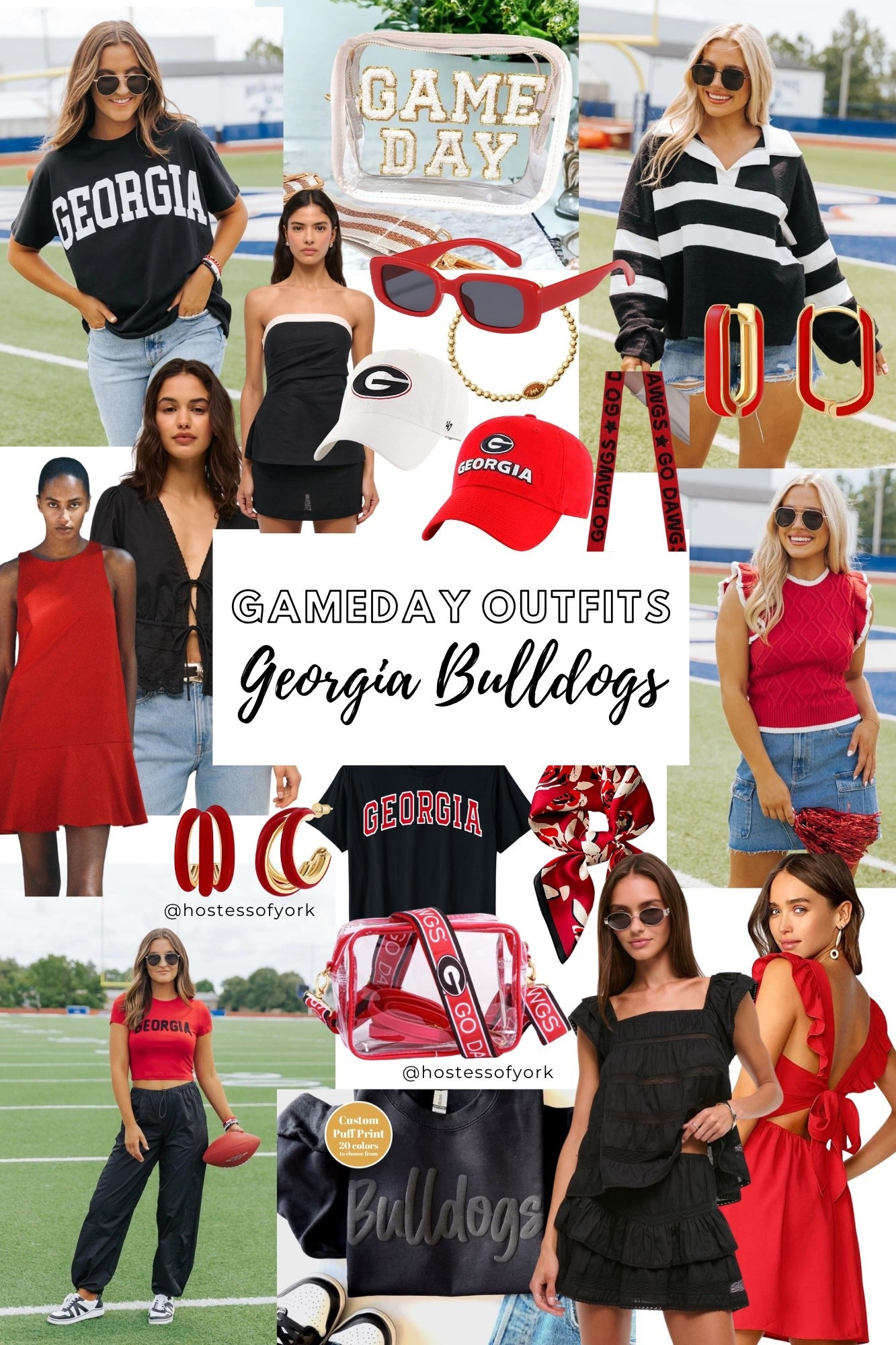 Georgia Bulldogs football gameday outfit ideas! Everything you need to kickoff a great season! 🏈🐶
#sec #football #gameday #georgia #college #sports #outfits #stadium #fashion #ncaa #red #black #athens #sorority

#LTKSeasonal #LTKSaleAlert #LTKStyleTip