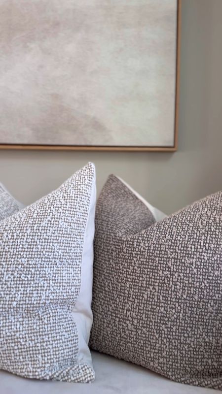 affordable neutral, earthy toned pillows, living room inspo

#LTKVideo #LTKHome