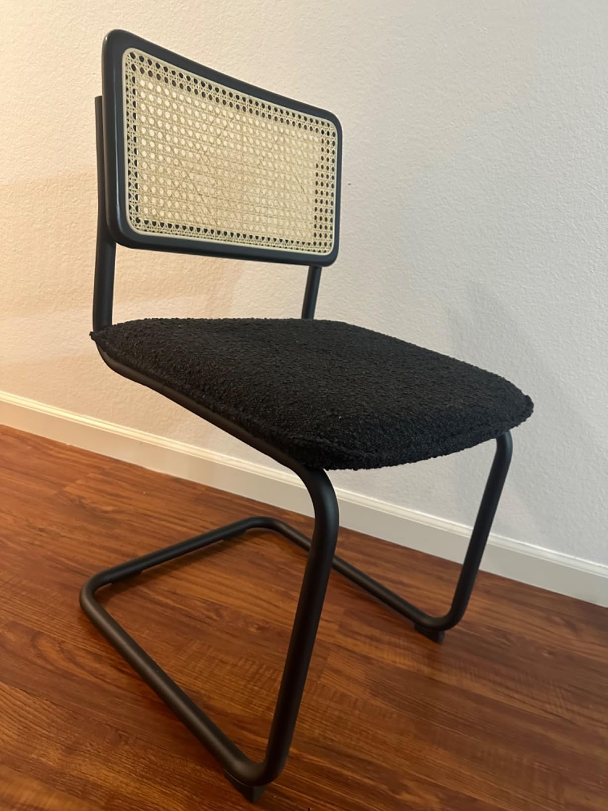 Zesthouse Mid Century Modern Dining Chairs Set of 2, Velvet Accent Chairs with Natural Cane Back ... | Amazon (US)