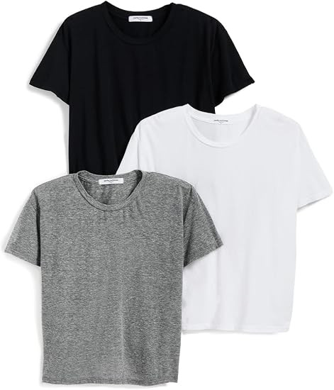 perfectwhitetee Women's Harley Tee 3 Pack | Amazon (US)