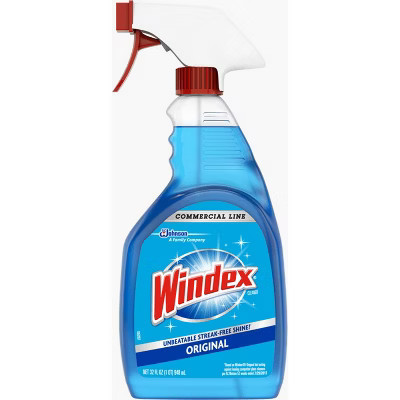 Windex Original No Scent Commercial Window Cleaner 32 oz Liquid (Pack of 12) | Target