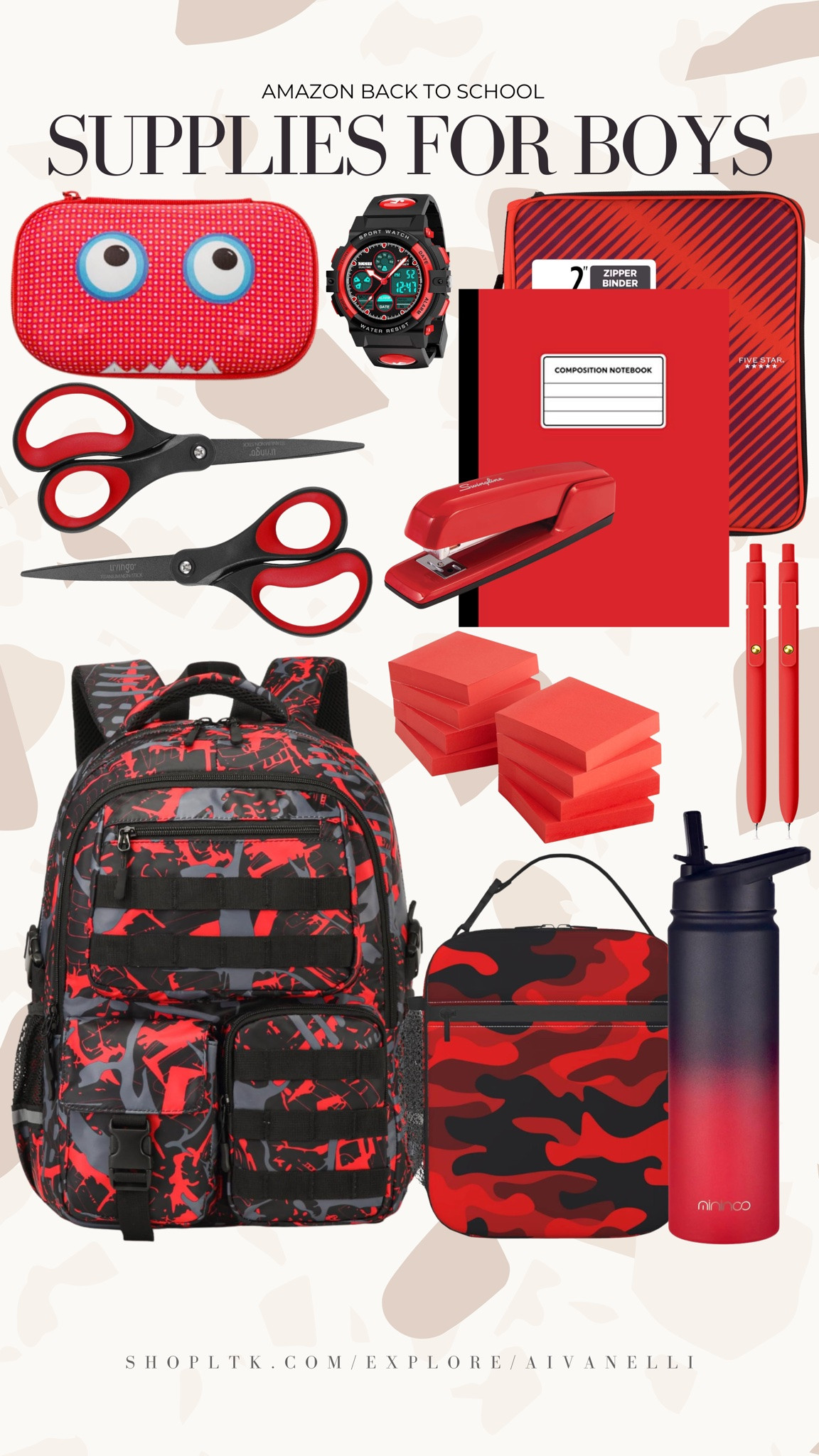 Amazon school supplies for boys

Boys school supplies
Back to school essentials
Kids backpacks
School lunch boxes
Pencil cases
School notebooks
Classroom supplies
Elementary school gear
Middle school supplies
Student organization essentials

#LTKSeasonal #LTKSaleAlert