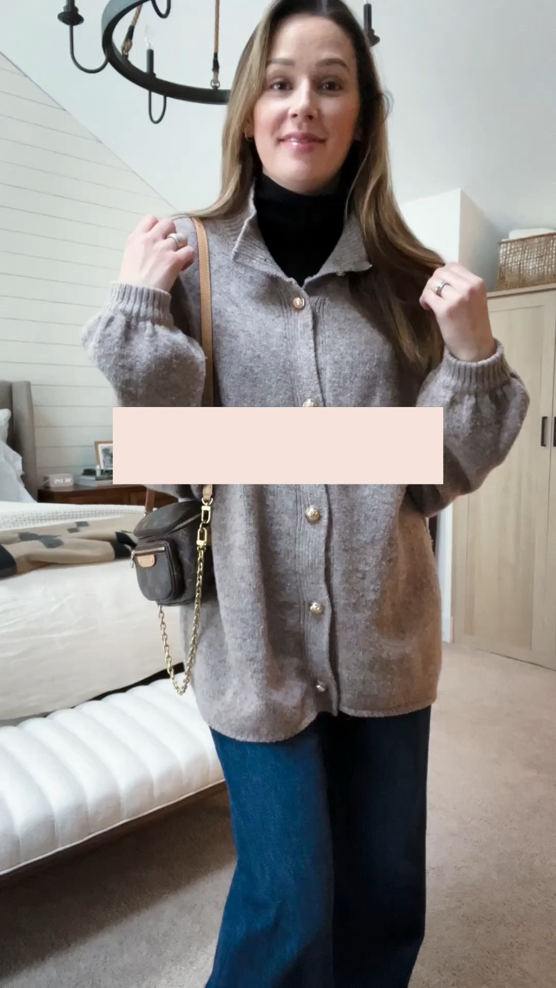 This oversized slouchy cardigan from Amazon is a new favorite of mine! Runs true to size so size down if you want it more fitted. Beautiful balloon sleeves and gold buttons!

#LTKStyleTip #LTKFindsUnder50 #LTKSeasonal