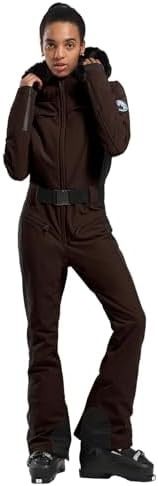 GSOU SNOW Womens Ski Suit One Piece Snowsuit Snowboard Slim Insulated Jumpsuit Jacket Waterproof ... | Amazon (US)