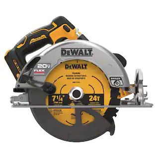20-Volt MAX Cordless Brushless 7-1/4 in. Circular Saw with FLEXVOLT ADVANTAGE (Tool Only) | The Home Depot