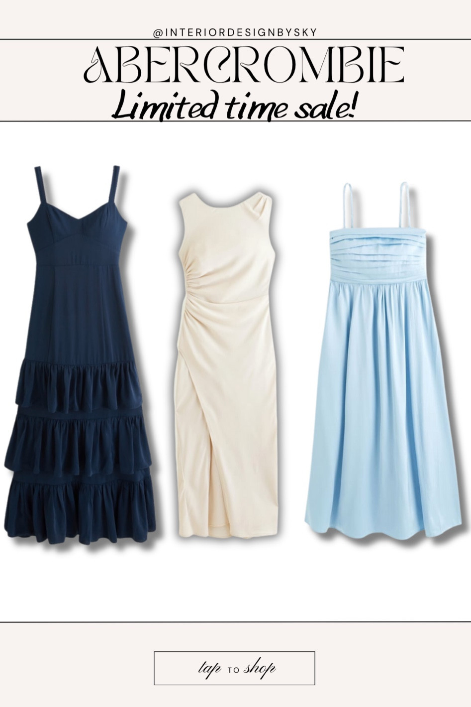 Abercrombie & Fitch limited time sale of 15% off of almost everything and 25% off of jeans! Perfect for wedding guests, and for vacation! 

#LTKsalealert #LTKFind #LTKSeasonal