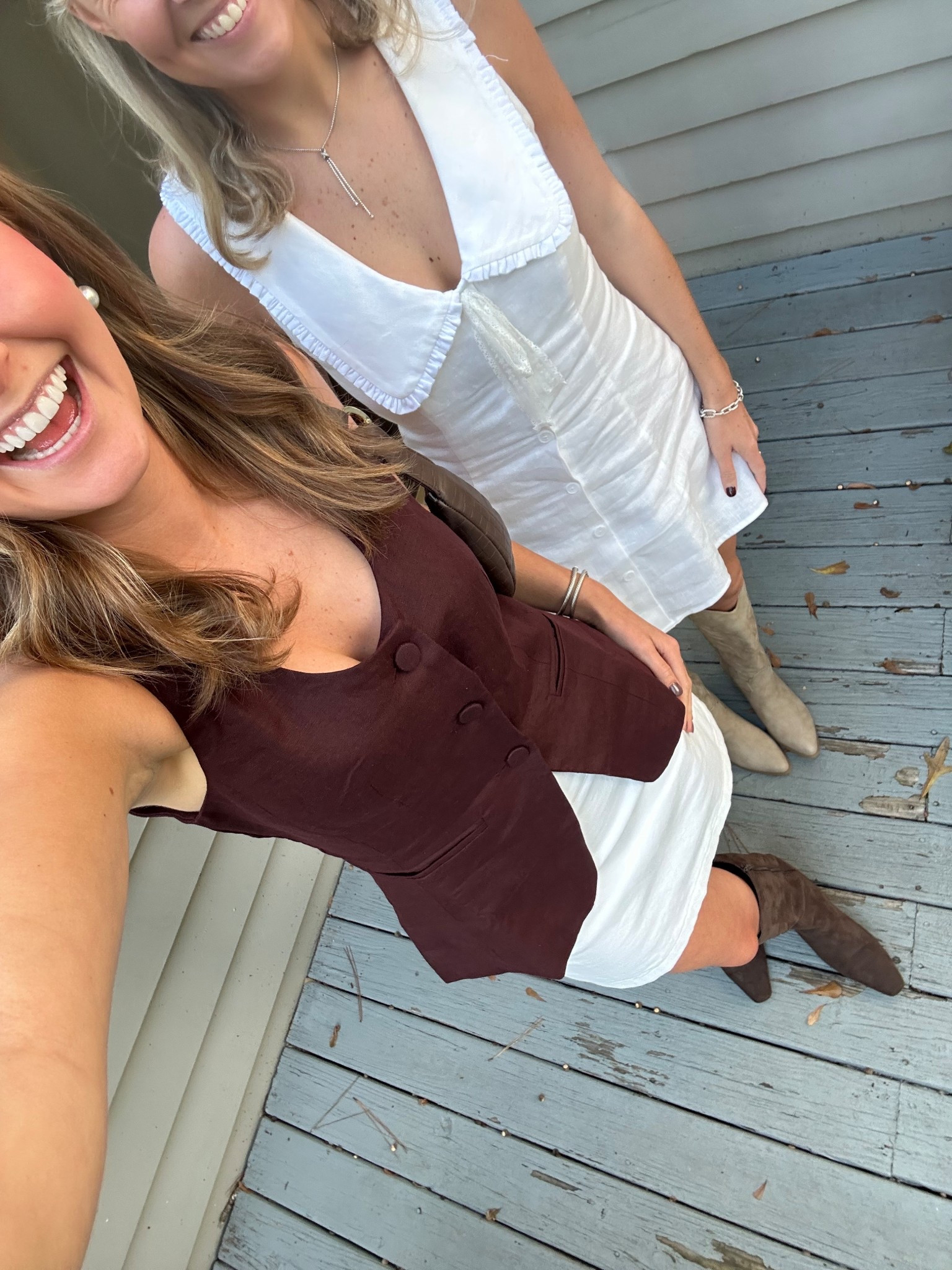 Friday night 👢👢👢 #Gap #Madewell #vest #reformation 

#LTKActive #LTKSeasonal #LTKFallSale