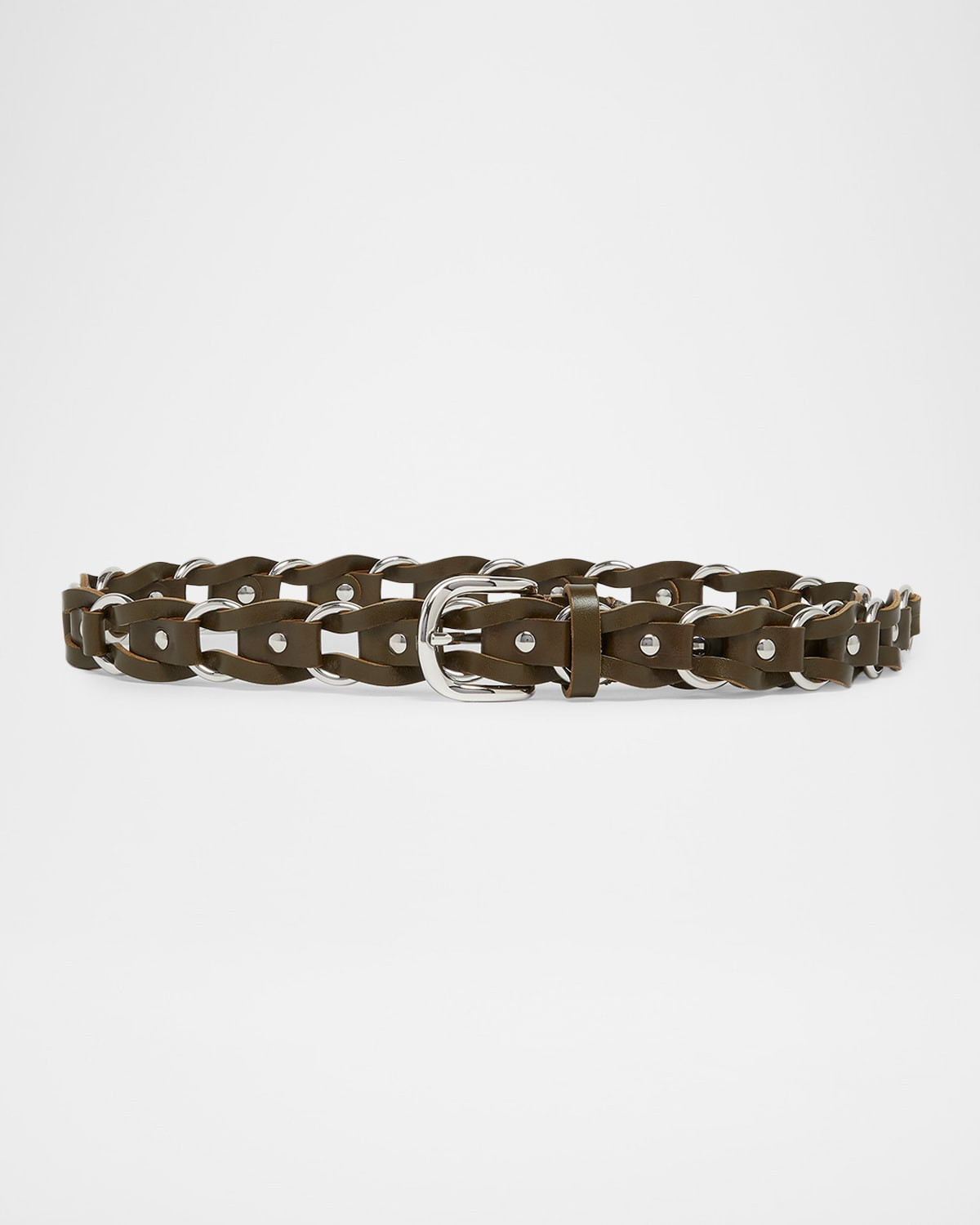 Bali Woven Leather Belt | Neiman Marcus