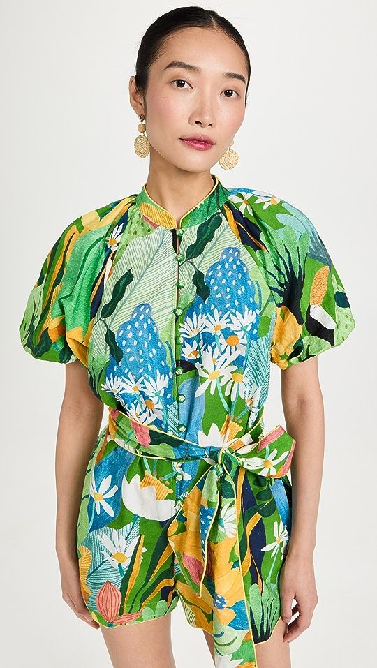 Vintage Toucans Romper | Shopbop