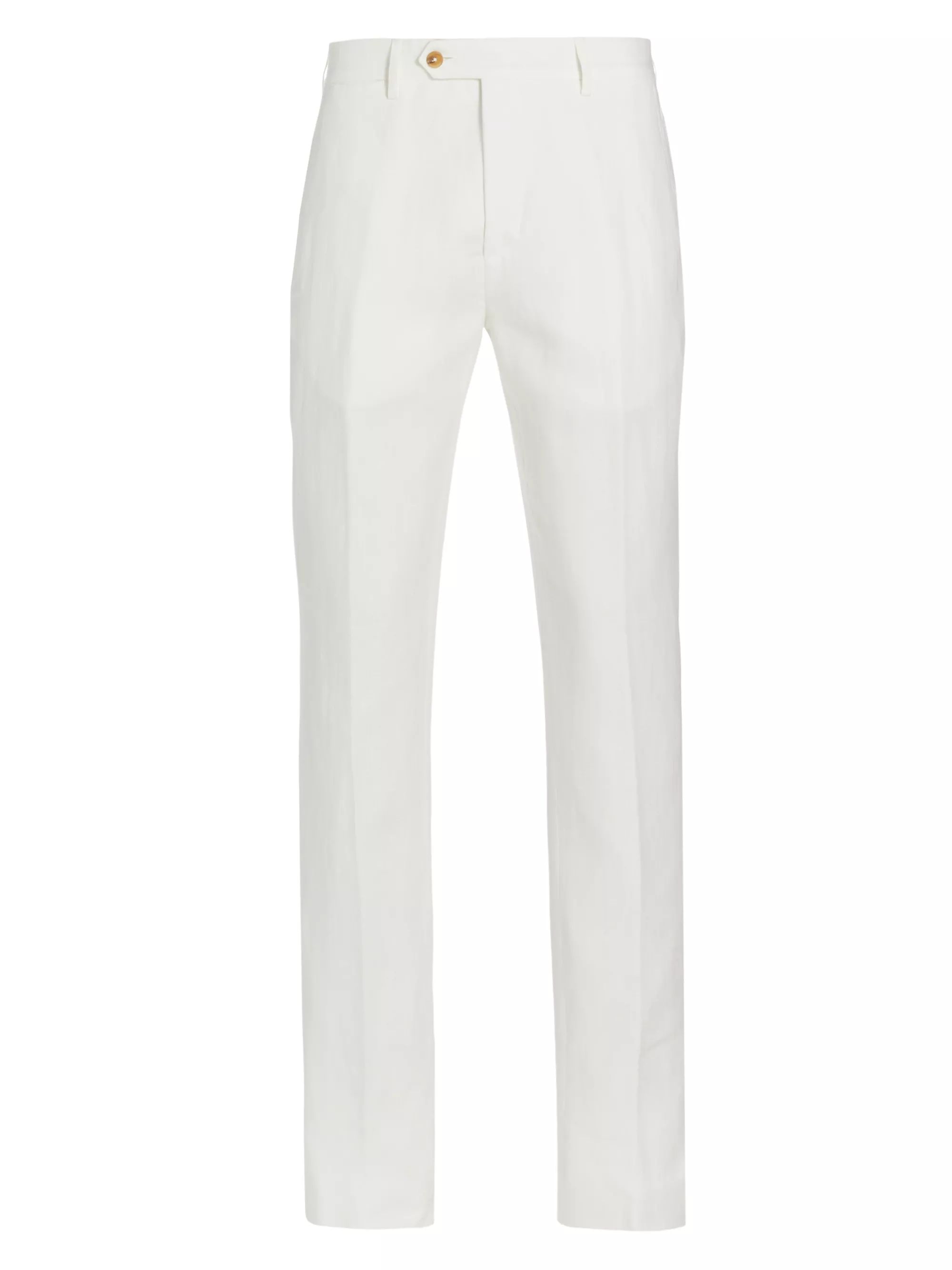 COLLECTION Linen Crease-Front Trousers | Saks Fifth Avenue