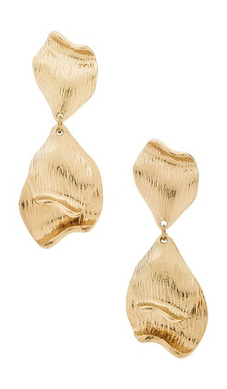 Florasion Drop Earring in Gold | Revolve Clothing (Global)