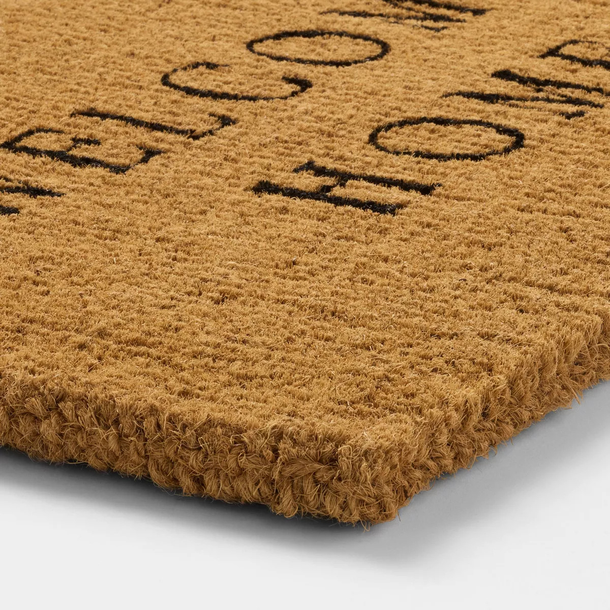 1'6"x2'6" 'Welcome Home' Outdoor Coir Doormat Black - Threshold™ designed with Studio McGee | Target