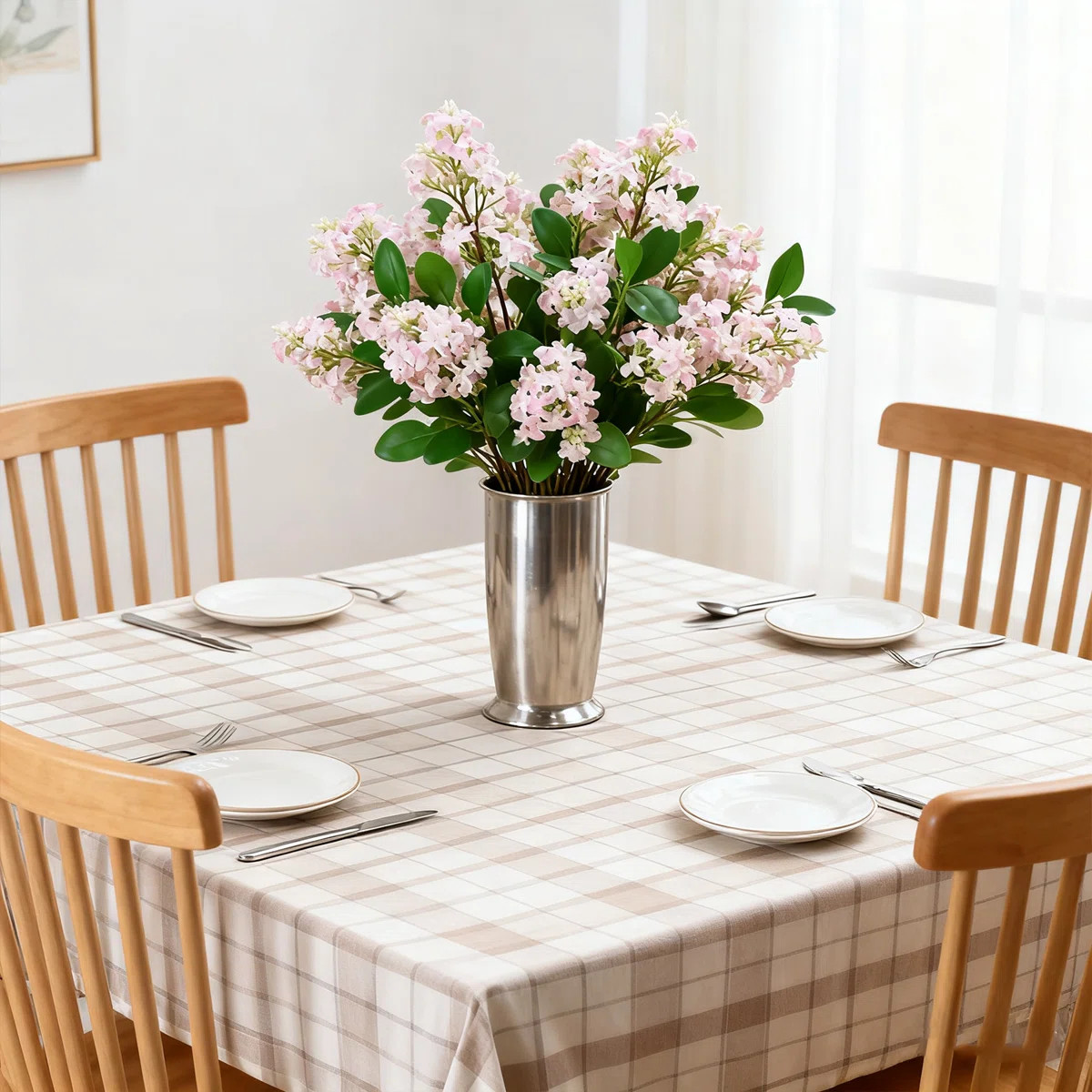 10PCS Artificial Lilac Flowers, Fake 30" Lilac Branches for Table Centerpiece, Spring Home Weddin... | Wayfair North America