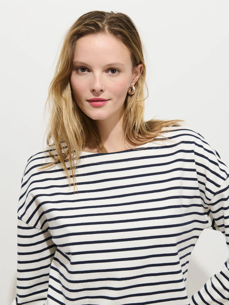 Avignon Striped Tee In Cotton | Alex Mill