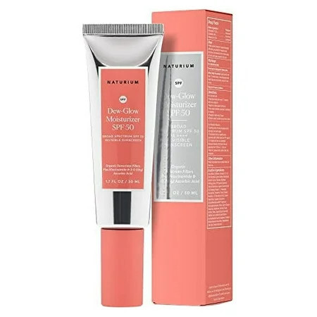 Naturium Dew-Glow Moisturizer SPF 50 PA++++ Daily Moisturizing Sunscreen & Face Primer Skin Protector with Dewy Finish 1.7 oz | Walmart (US)