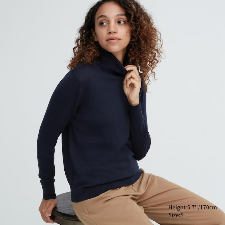 PULL À COL ROULÉ 100% LAINE MÉRINOS EXTRA FINE | Uniqlo FR
