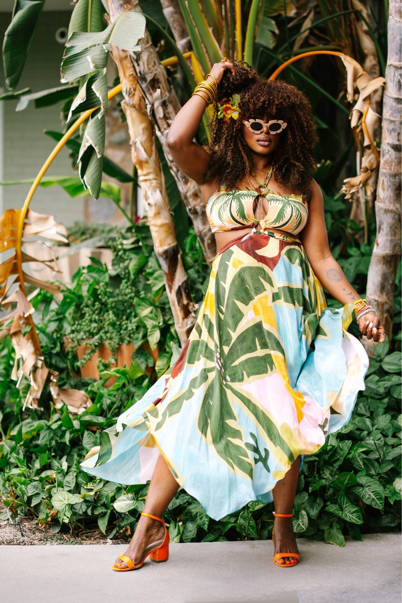vacation outfits beach or just photo shoot lewk for a tropical themed bday party for the bestie!! 👑🔥☀️🌸

#LTKootd #LTKOver40 #LTKSeasonal