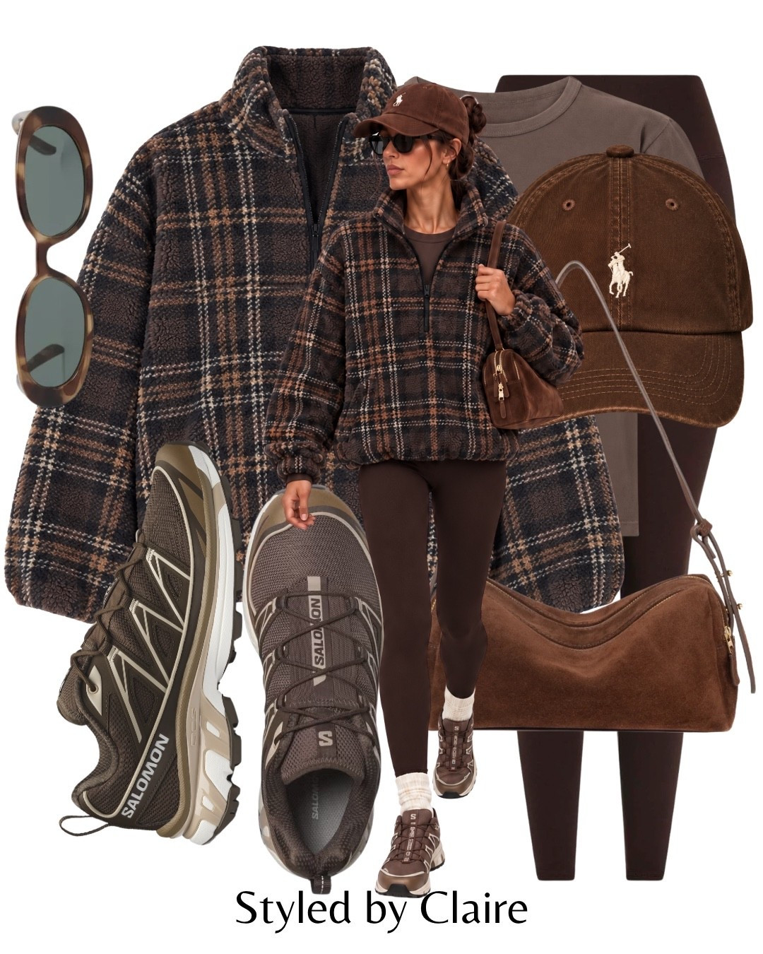 PLAID TEDDY FLEECE🍂
Tags: autumn transitional pullover leggings brown Salomon xt6 trainers brown suede shoulder bag Ralph Lauren cap crew shirt Uniqlo basic fashion city break capsule wardrobe elevated basics inspo ideas cool girl

#LTKautumn #LTKshoes #LTKstyletip