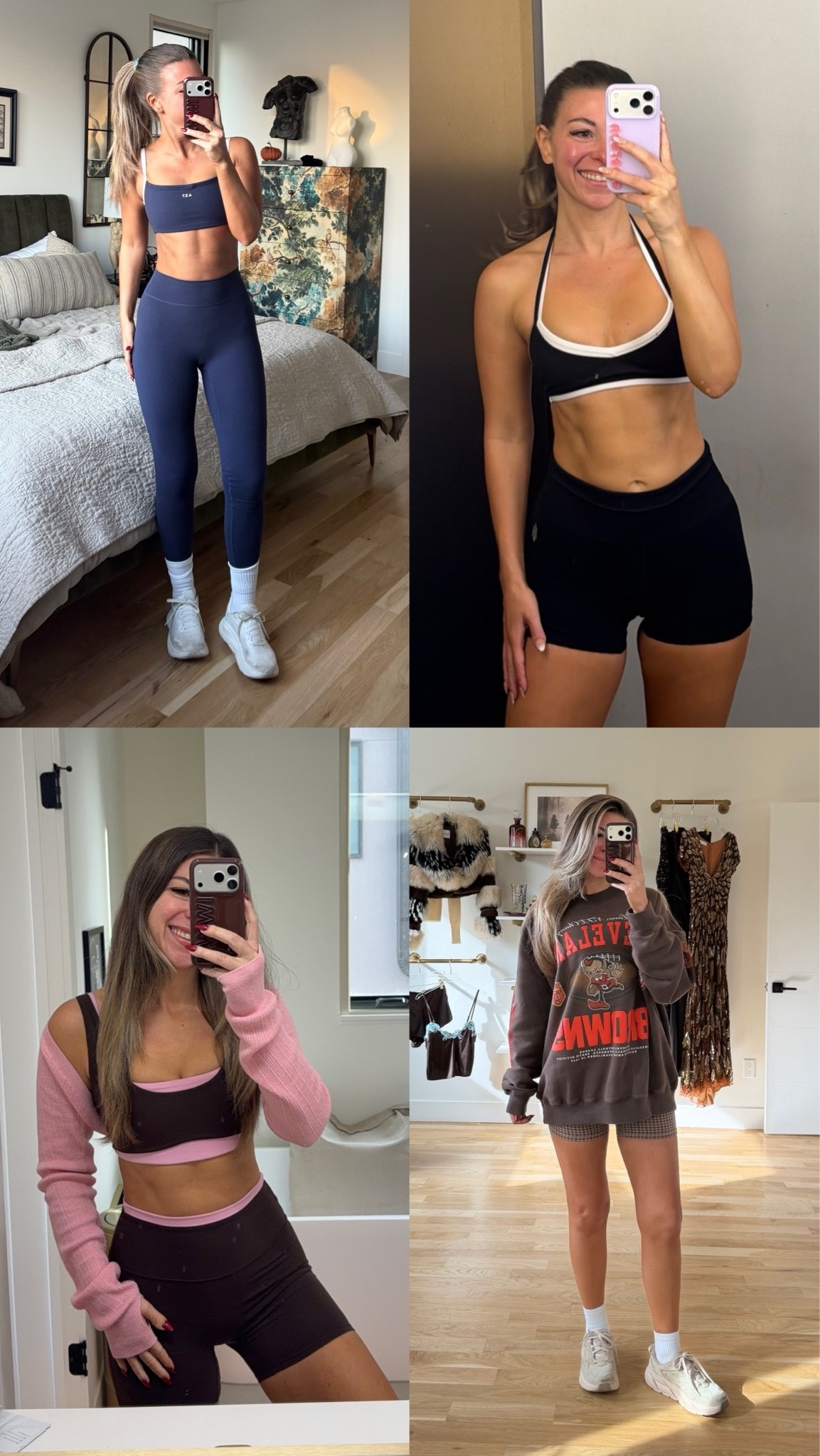workout sets and creeks for fall 🍂

I’m 5’4” and wear a size small
 • xs in the sports bras

workout, exercise, matching set, outdoor, hiking, lifting, gym fit, gym look, workout outfit, dress with shorts, fall exercise clothes

#LTKgrwm #LTKSeasonal #LTKWedding