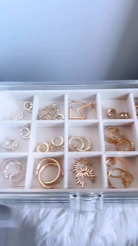 Organizing my earrings has been so satisfying!!! It was getting out of control haha!!!! I love this new jewelry box because I can actually see what all I have now! 

#LTKVideo #LTKfindsunder50 #LTKhome