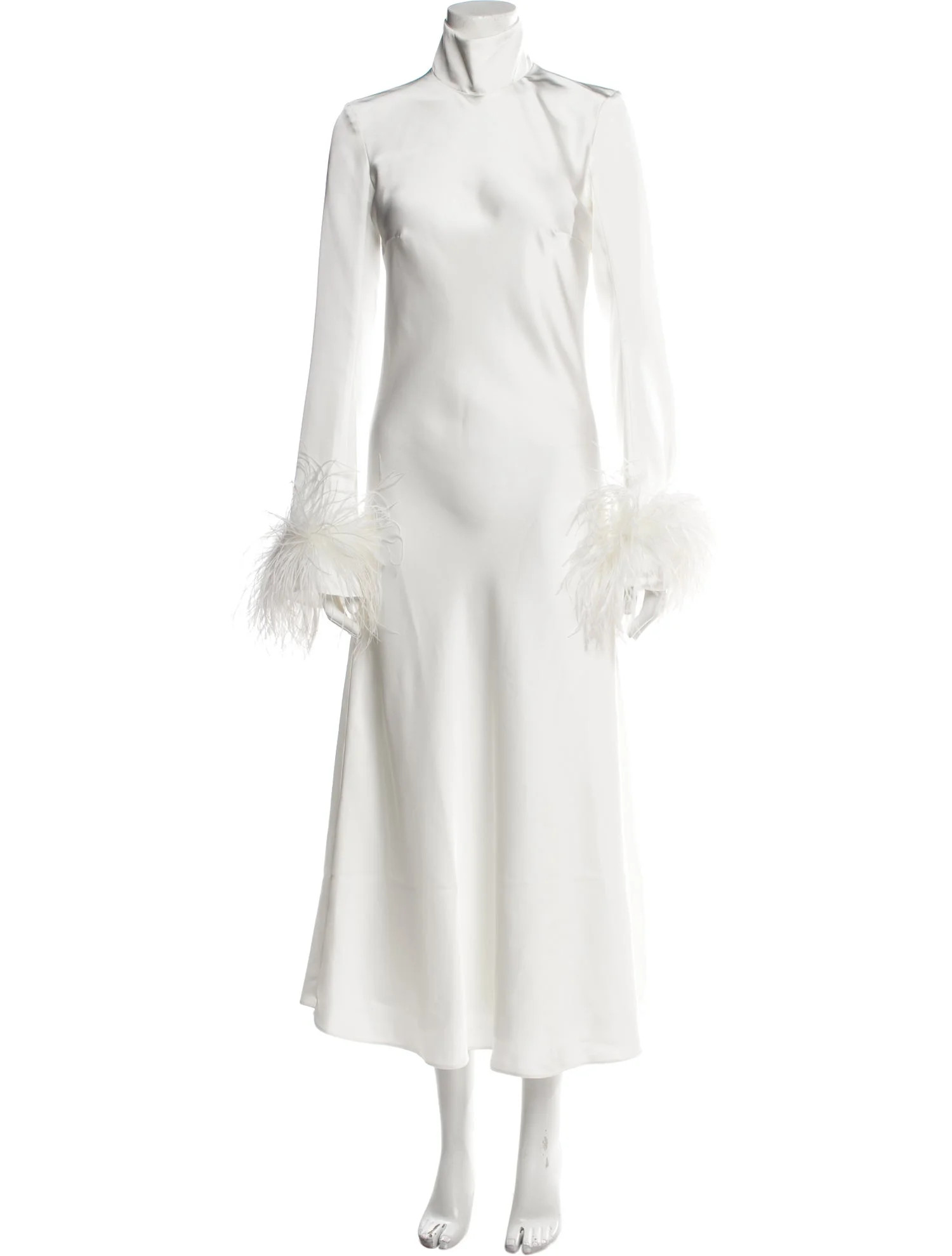 Mock Neck Long Dress w/ Tags | The RealReal