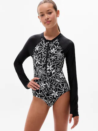 Athleta Girl Rashguard One Piece Swimsuit | Athleta