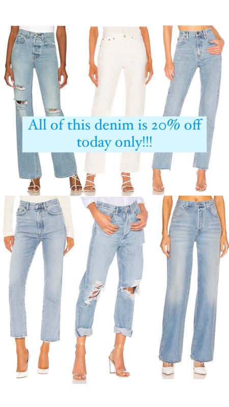 Tons of denim jeans on sale for 20% off today only!! 

Denim jeans - jeans on sale - denim on sale 

#LTKsalealert #LTKHoliday #LTKSeasonal
