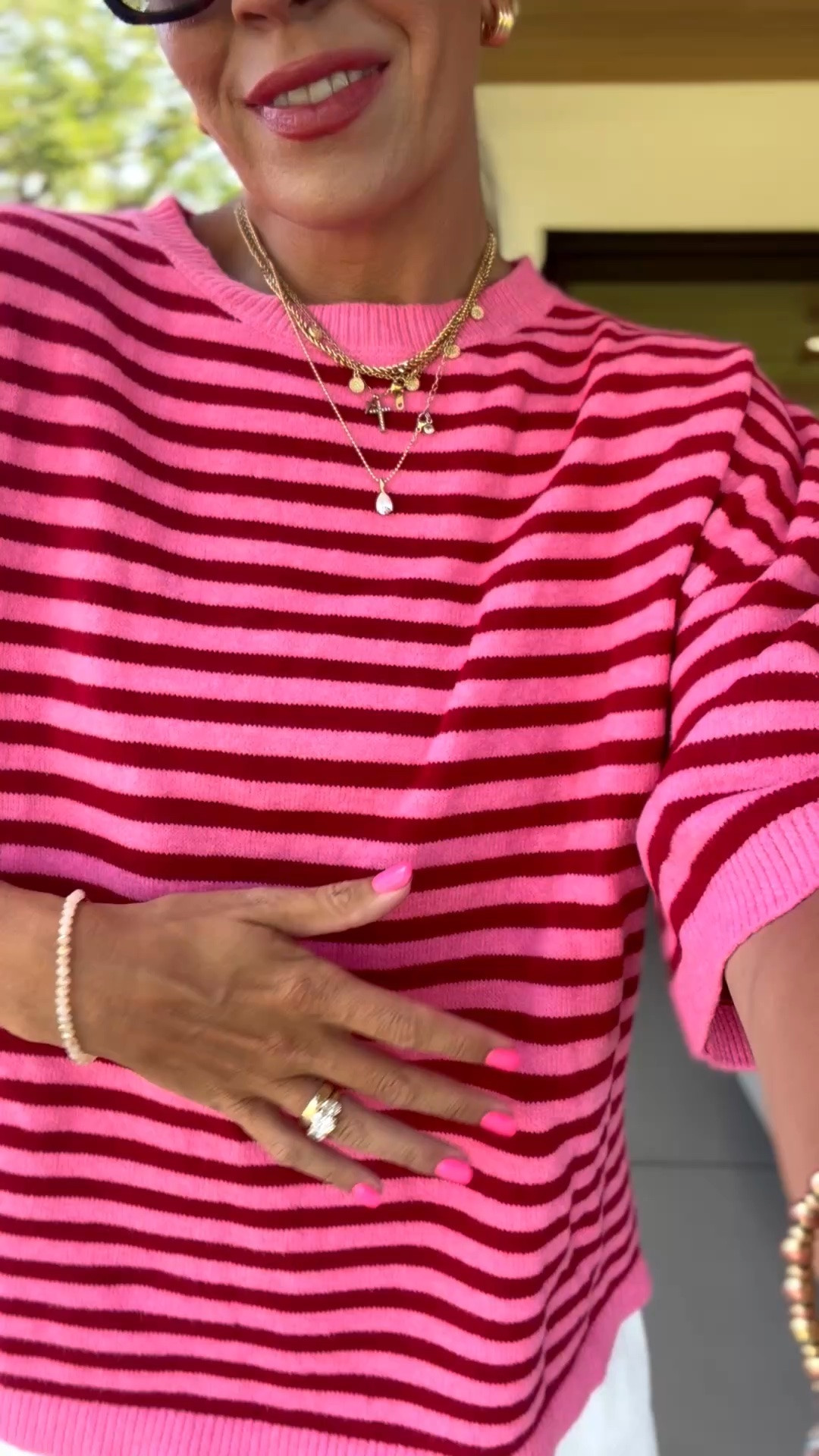 Cutest short sleeve sweater!