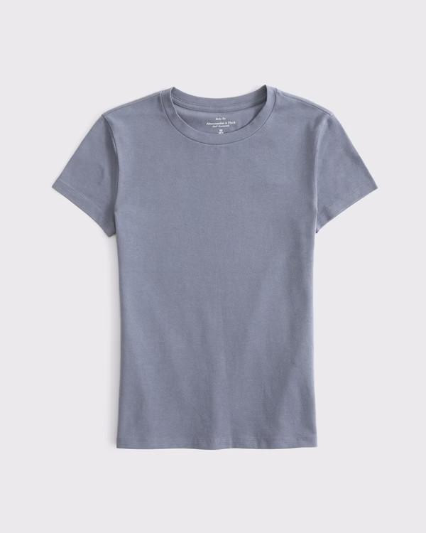 Women's Essential Tuckable Baby Tee | Women's New Arrivals | Abercrombie.com | Abercrombie & Fitch (US)
