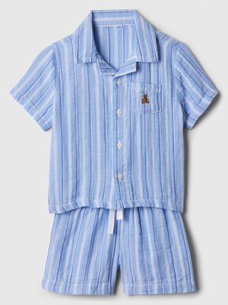 Baby Gauze Two-Piece Outfit Set | Gap Factory
