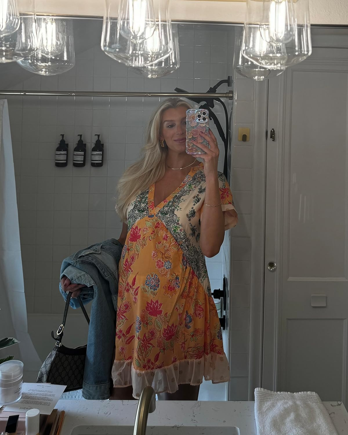 Summer dress bump friendly 
Wearing size small 
#inspire #founditonamazon | Amazon (US)