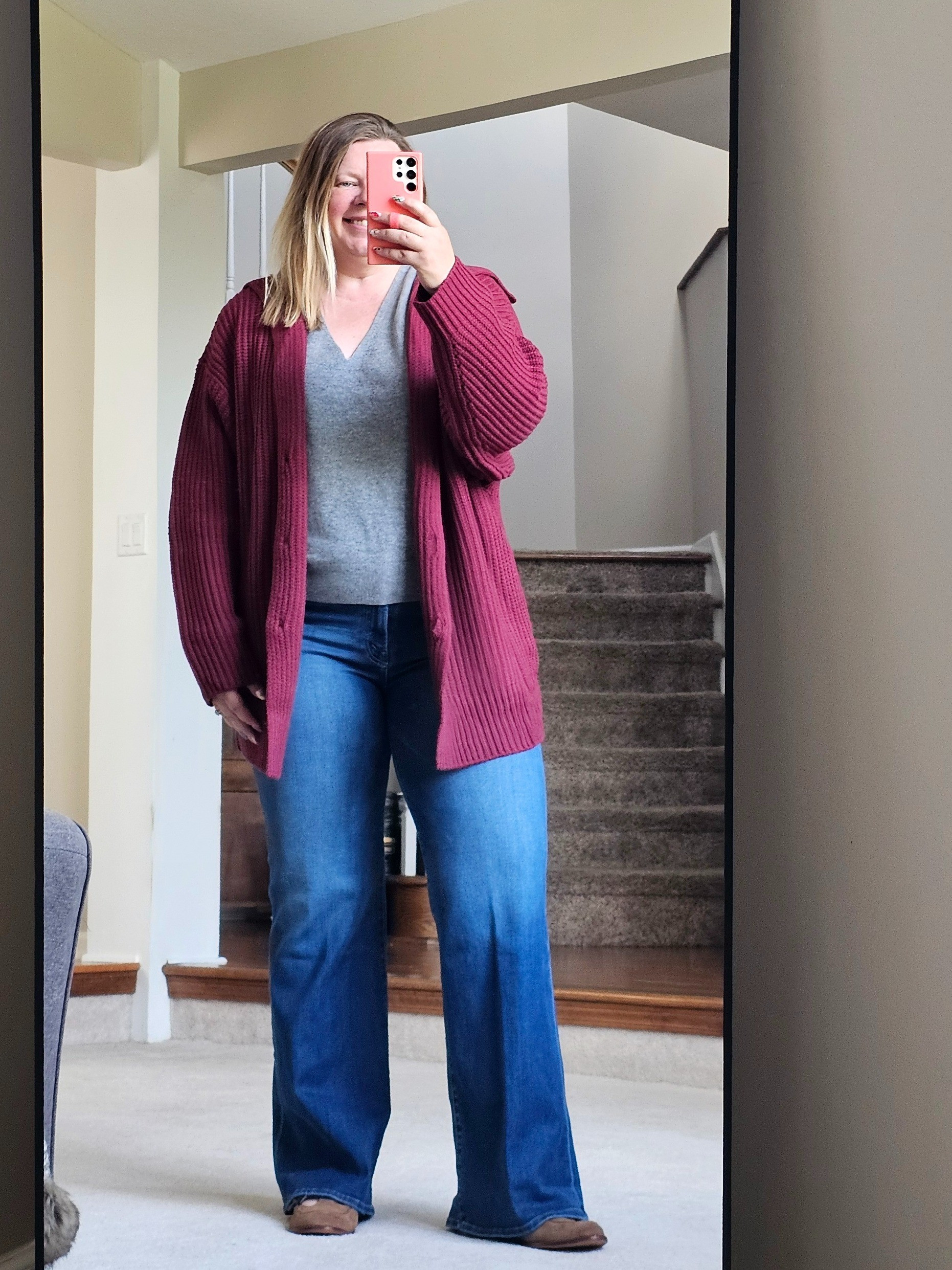 Quintessential FallCardigan XXLCashmere top XLDenim size 18Shoes TTS

#LTKMidsize #LTKSaleAlert #LTKFindsUnder100