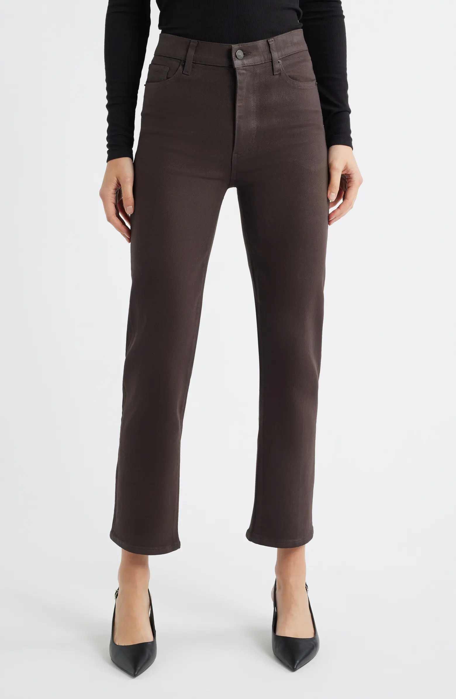 FRAME Le Sleek High Waist Ankle Straight Leg Jeans | Nordstrom | Nordstrom