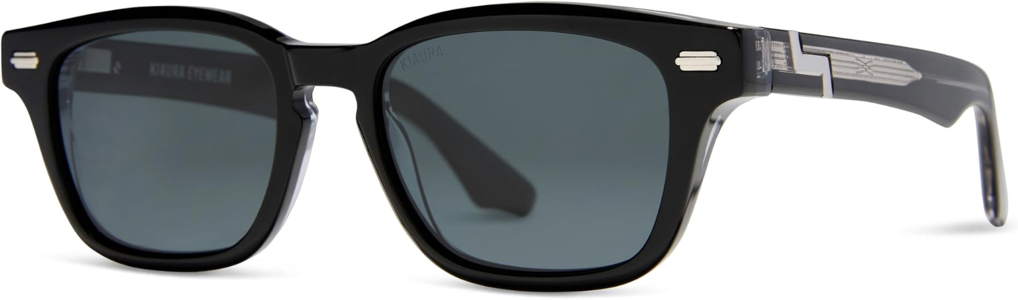 KIAURA Kaufmann Polarized Sunglasses, UV400 Protection, Memory Acetate Frames, XL & Original Size... | Amazon (US)