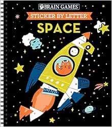 Brain Games - Sticker by Letter: Space     Spiral-bound – July 16, 2022 | Amazon (US)