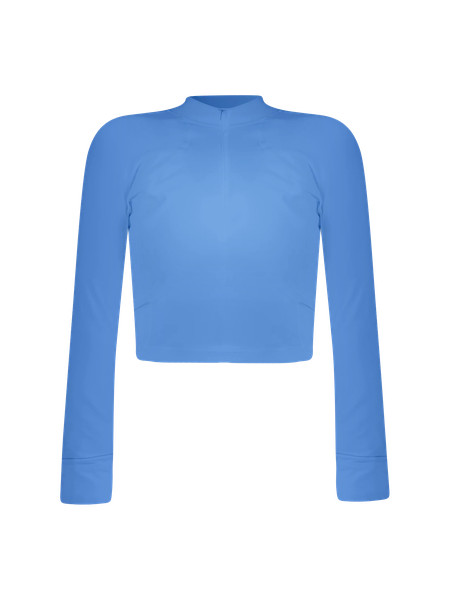 It's Rulu Run Cropped Half Zip | Women's Long Sleeve Shirts | lululemon | Lululemon (US)