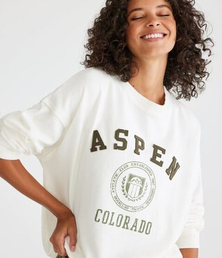Destination Oversized Crew Sweatshirt | Aeropostale