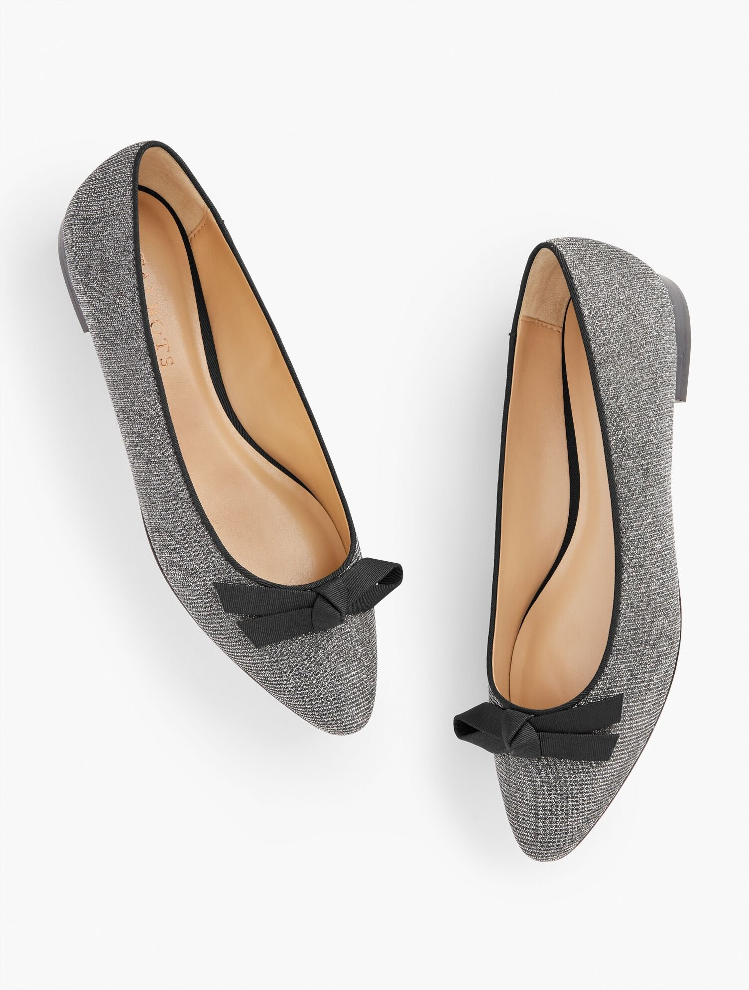 Edison Knot Lurex® Flats | Talbots