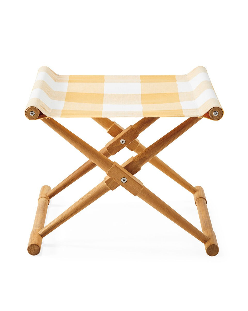 Teak Camp Stool | Serena and Lily
