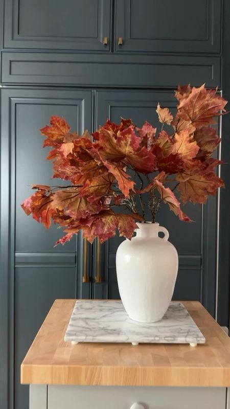Quick fall floral arrangement… love the color of these maple branches! 

#LTKhome #LTKSeasonal