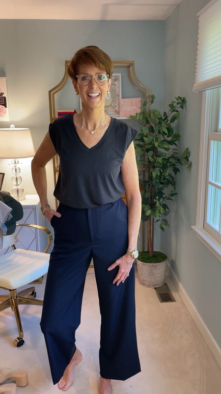New in from Gibsonlook. I used to think black and blue together looked like a bruise. But they are both neutrals and together create a very chic look.

Hi I’m Suzanne from A Tall Drink of Style - I am 6’1”. I have a 36” inseam. I wear a medium in most tops, an 8 or a 10 in most bottoms, an 8 in most dresses, and a size 9 shoe. 

Over 50 fashion, tall fashion, workwear, everyday, timeless, Classic Outfits

fashion for women over 50, tall fashion, smart casual, work outfit, workwear, timeless classic outfits, timeless classic style, classic fashion, jeans, date night outfit, dress, spring outfit, jumpsuit, wedding guest dress, white dress, sandals

#LTKWorkwear #LTKFindsUnder100 #LTKOver40