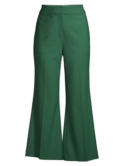 Cavalry Twill Cropped Flare Pants | Saks Fifth Avenue