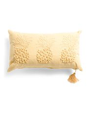 14x24 Outdoor French Knot Pineapple Pillow | TJ Maxx