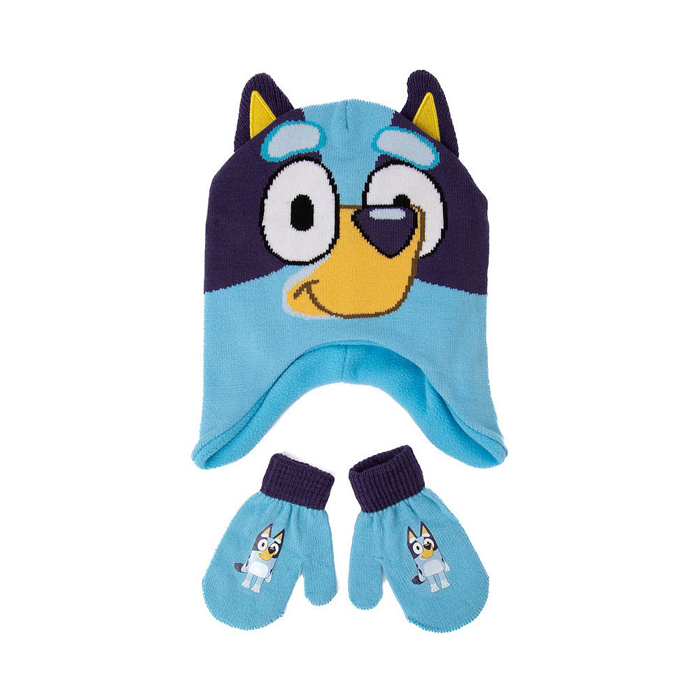 Bluey 3D Beanie Set - Little Kid - Light Blue / Navy | Journeys