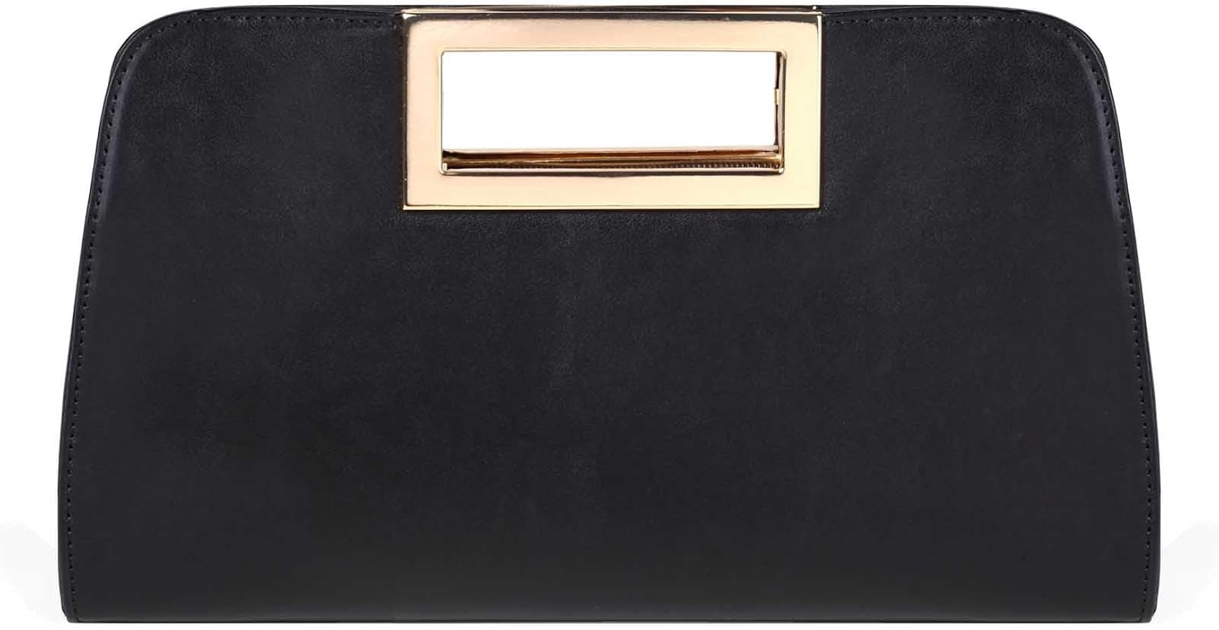 VASCHY Clutch Purse for Women,Fashion Vegan Leather Cut-Out Handle Evening Handbag Crossbody Shou... | Amazon (US)