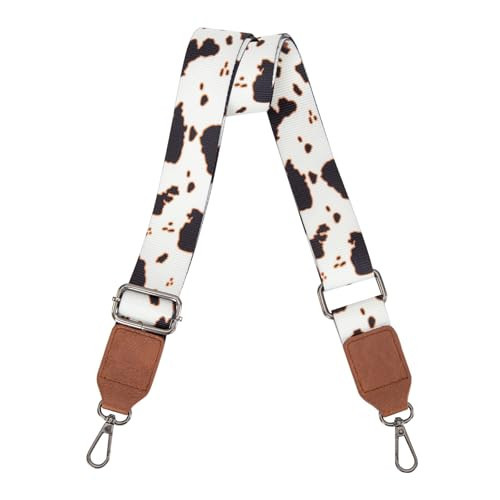 Montana West Cow Print Purse Straps Western Crossbody Handbag Replacement Strap Brown STP-3001BR | Amazon (US)