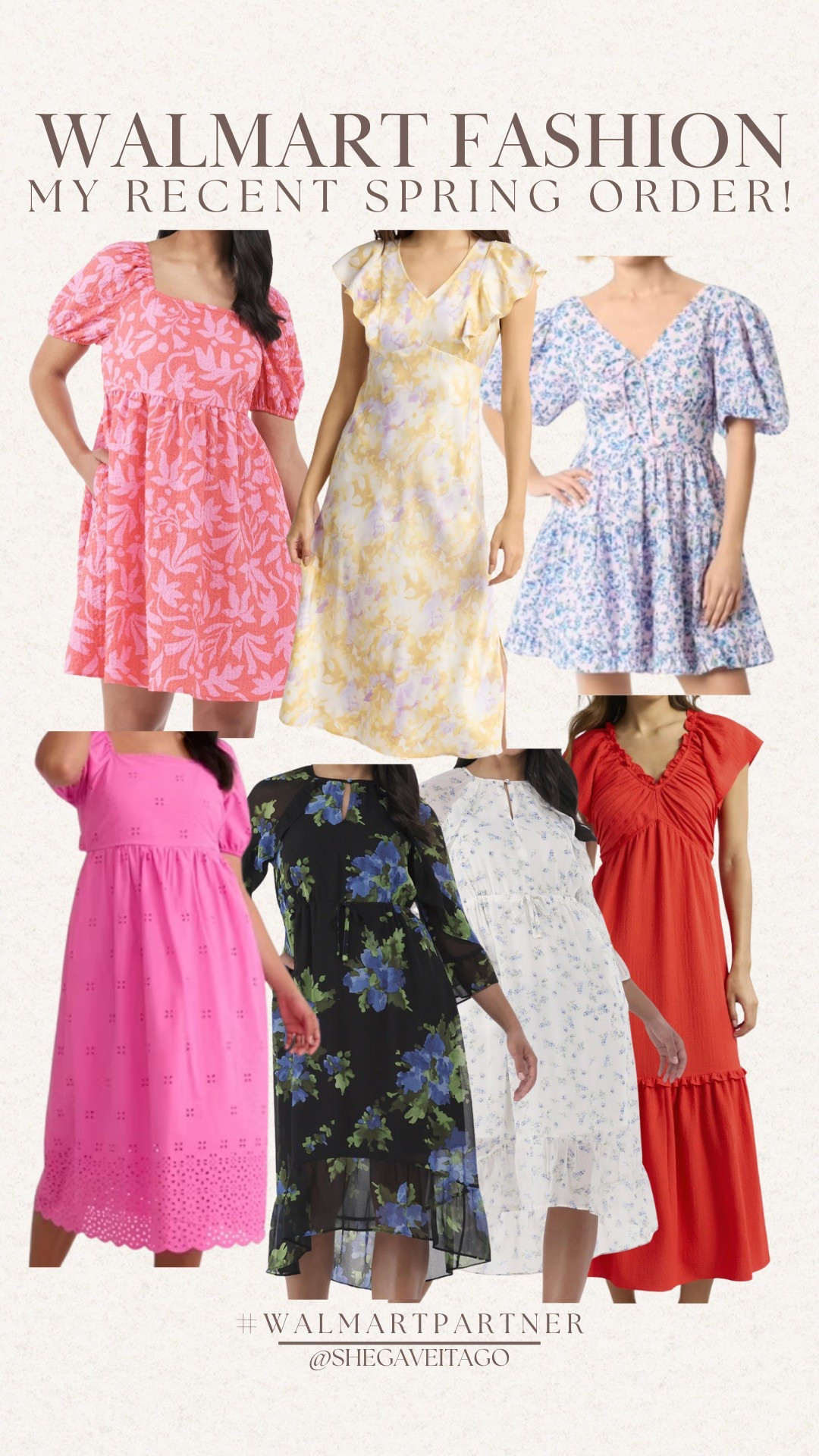 #walmartpartner
My recent spring to summer tradition dress order!! Loving these dresses finds for less on Walmart!!
@walmartfashion #walmartfashion


#LTKSaleAlert #LTKFindsUnder50 #LTKStyleTip
