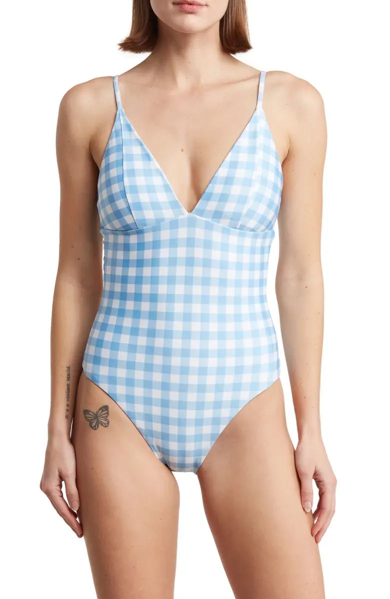 Gingham One-Piece Swimsuit | Nordstrom Rack